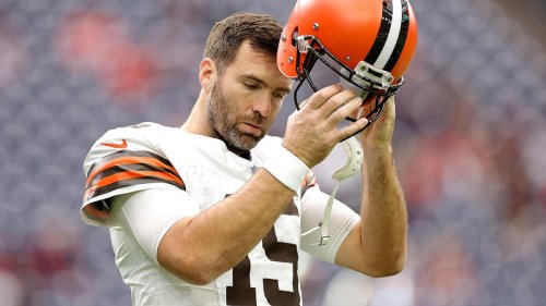 Browns draft Shedeur Sanders after Deion Sanders threw shade at Joe Flacco after team passed on son Round 1