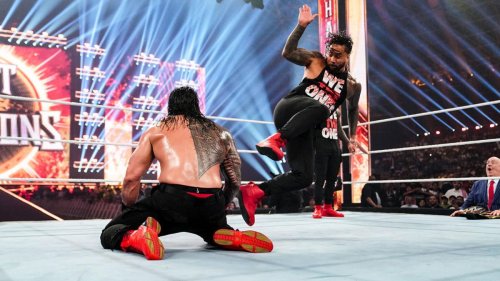 2023 WWE Night of Champions results, recap, grades: Jimmy Uso turns on Roman Reigns, Seth Rollins wins title