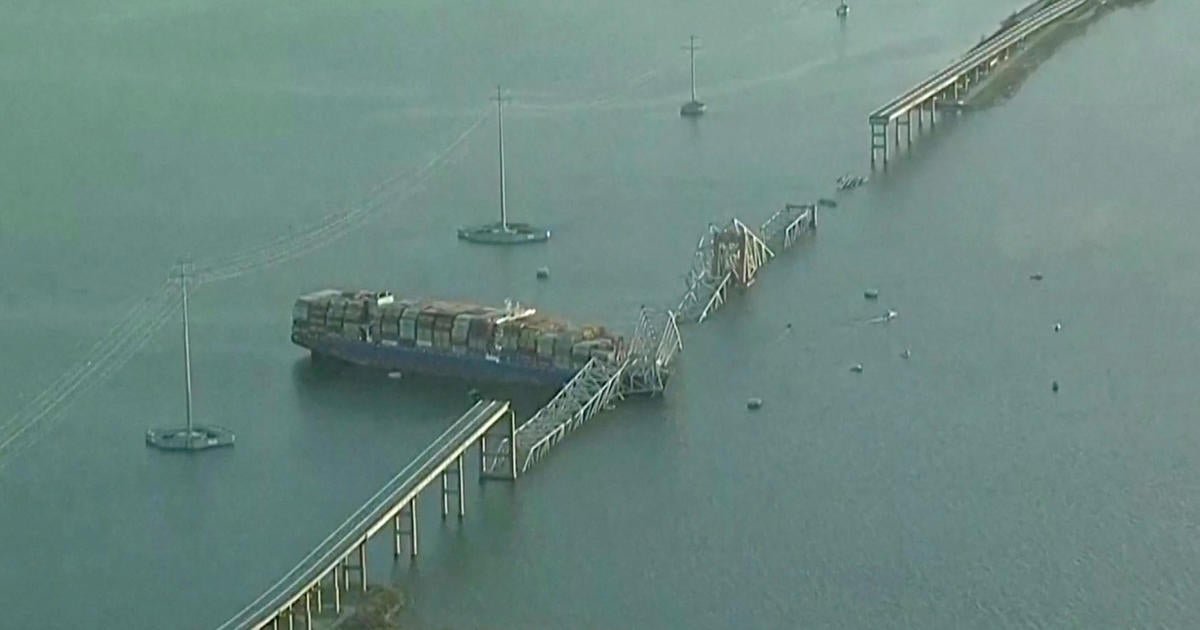 Maps and video show site of Francis Scott Key Bridge collapse in Baltimore