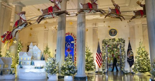 Jill Biden unveils White House holiday decor for 2023. See photos of the Christmas trees, ornaments and more.