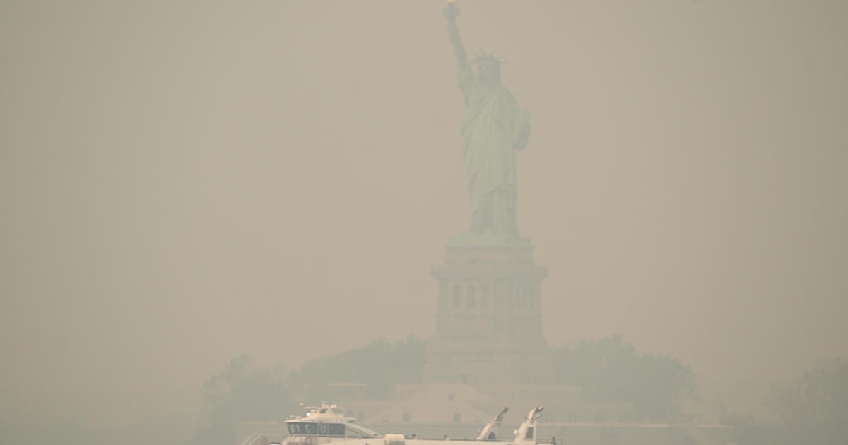 New York City air becomes some of the worst in the world as Canada wildfire smoke blows in