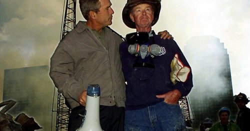 Bob Beckwith, FDNY firefighter in iconic 9/11 photo with President George W. Bush, dies at 91
