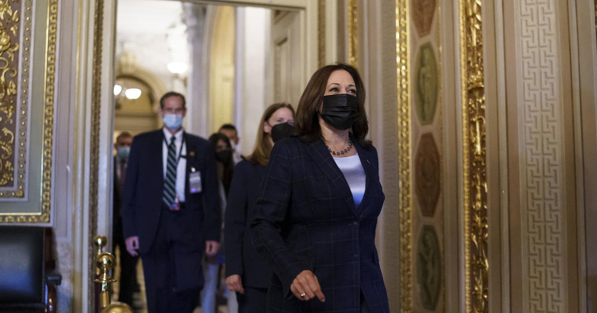 Harris presides over Senate passage of bill to boost funds for Americans leaving Afghanistan