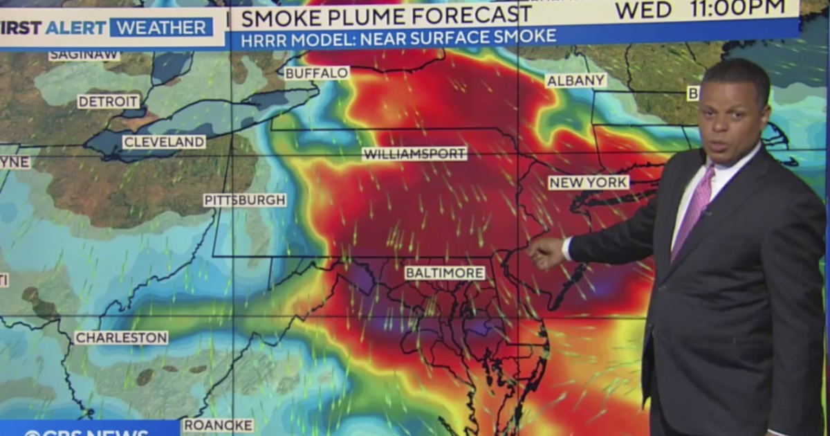 Canada's wildfires trigger air-quality alert in Maryland