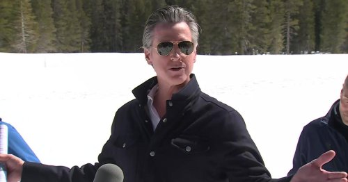 Gov. Newsom attends crucial California snowpack survey: "You can take a deep breath this year"