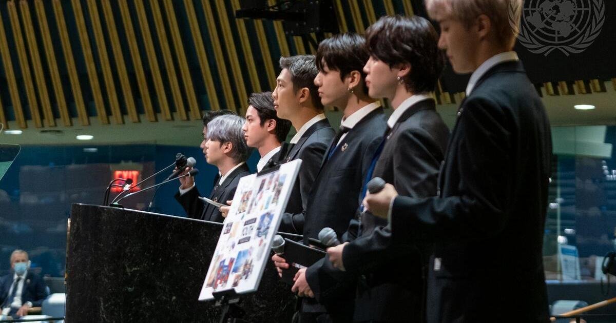 K-pop superstars BTS lend their voices to U.N.'s push for sustainable development