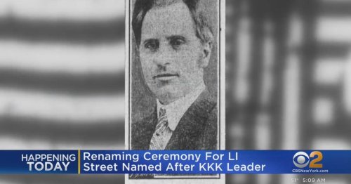 Malverne street named for KKK leader to officially be renamed