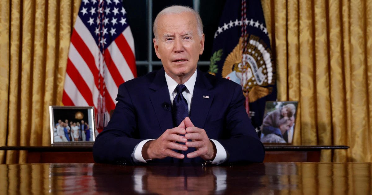 Biden makes case that aid for Israel and Ukraine will "pay dividends for American security"