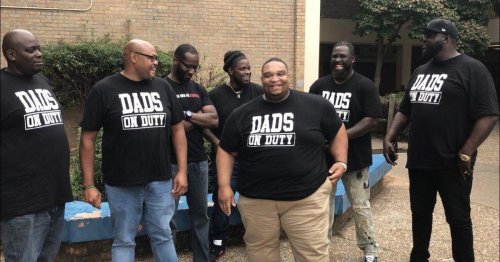 Dads spend time in Louisiana high school after 23 students were arrested in string of violence