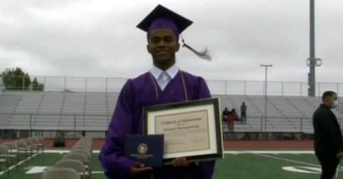 Dad pushes son to make history as California high school's valedictorian