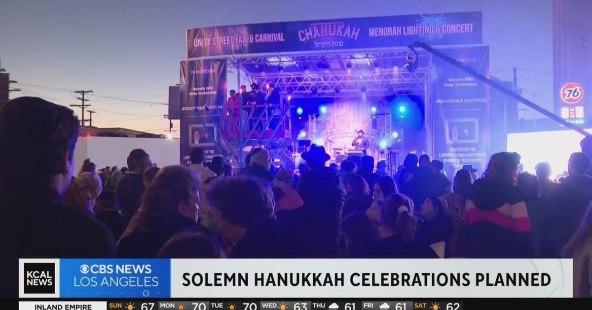 Solemn Hanukkah celebrations planned in LA amid Israel-Hamas War