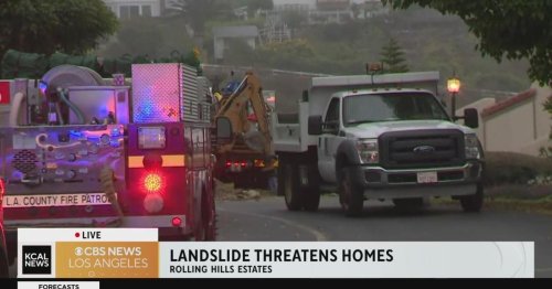 Massive Landslide Prompts Evacuations In Rolling Hills Estates ...