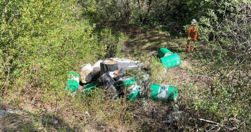 Caltrans: Illegal hazardous waste dumping in Mendocino County may be tied to Bay Area construction firm