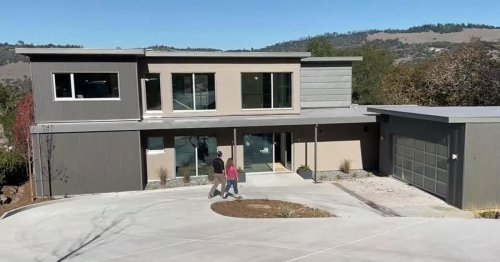 Model home on display in Wine Country built for wildfire country