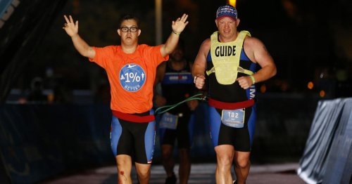 The first Ironman athlete with Down syndrome sets new goals: the Boston and New York City Marathons