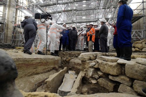 Notre-Dame Repair Crews Discover an Ancient Graveyard With a Sealed Sarcophagus