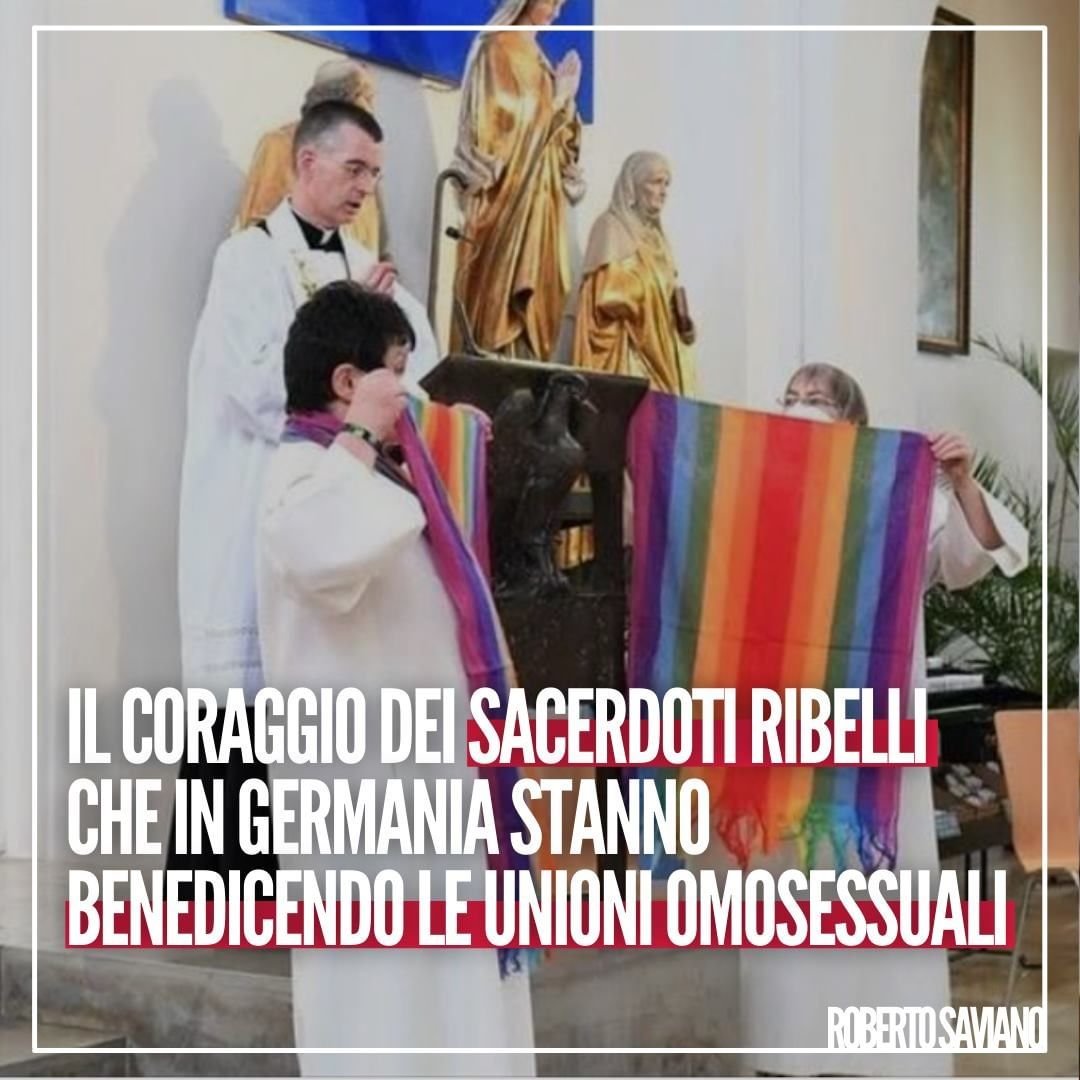 Applausi al coraggio di questi sacerdoti che in Germania stanno benedicendo le coppie omosessuali