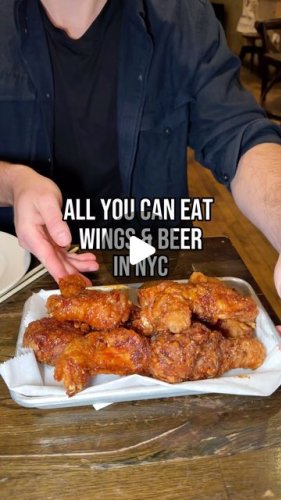 Cookies N’ Cream on Instagram: "Unlimited wings, beer, and fries 📍Boka (East Village, NYC) #wings #beer #fooddeals #fries #food #allyoucaneat #koreanfriedchicken #deals #koreanfood"