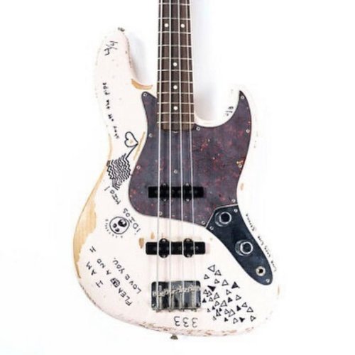 Flea Puts Signature Bass Adorned With Hand Drawn Doodles Up For Auction
