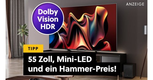 Die beliebteste Größe und neben OLED die beste Technik: Dieser 4K Mini-LED-TV im Angebot bietet unschlagbare Preis-Leistung