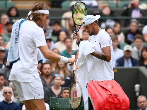 Wimbledon : Tsitsipas et Kyrgios mis à l'amende
