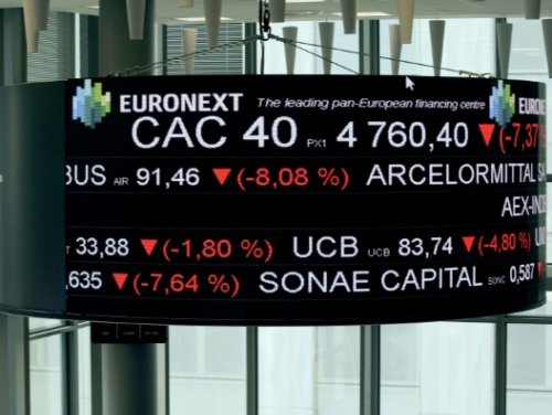 La Bourse de Paris plombée par le risque de récession