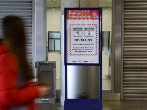 Angleterre : les trains à l'arrêt pour une nouvelle journée de grève