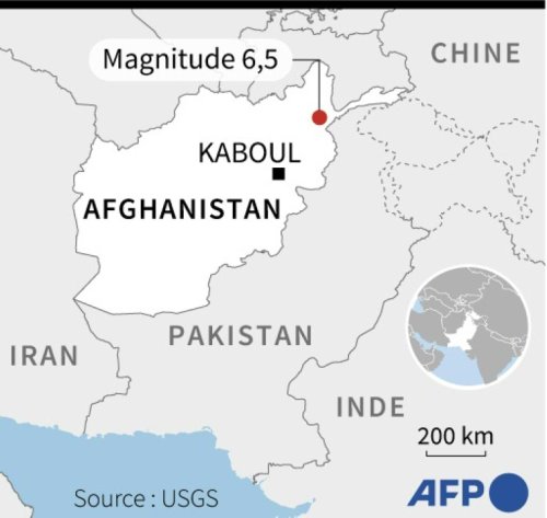 Forte secousse sismique ressentie en Afghanistan et au Pakistan