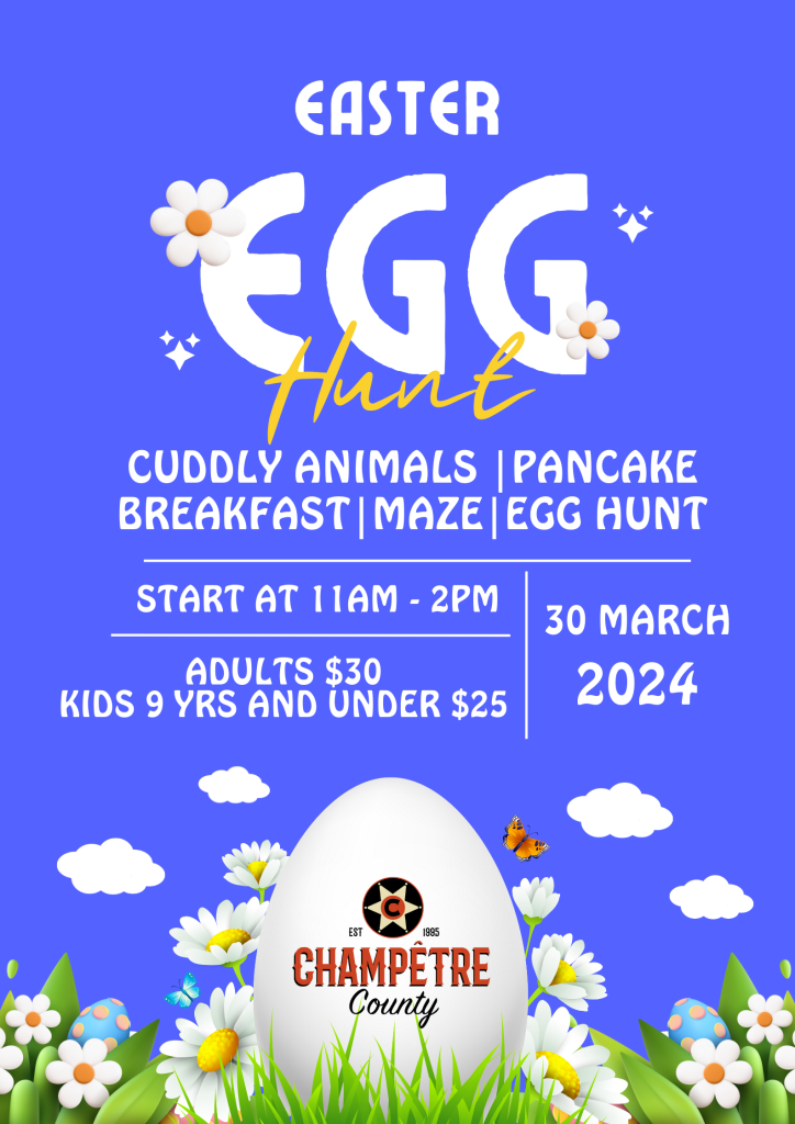 Easter Egg Hunt at Champêtre County! - cover