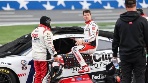 NASCAR suspends Chase Elliott after wrecking Denny Hamlin at Charlotte race