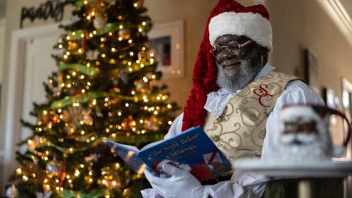 Not long ago, seeing young kids pained him. Now, as Black Santa, they bring him pure joy.
