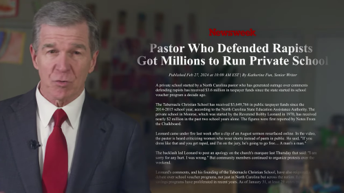 Cooper targets NC church where pastor made rape comments as ‘no accountability’ school