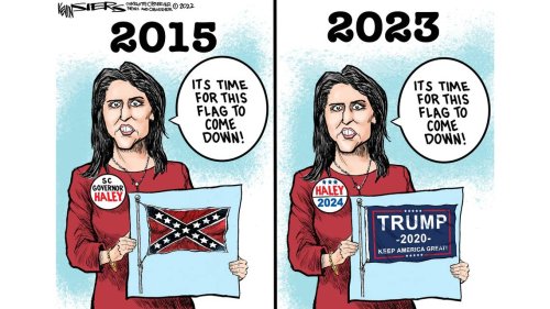 Nikki Haley’s poised to run: Opinion cartoon by Kevin Siers | Flipboard