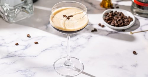 Tequila Espresso Martini - tasty coffee cocktail with tequila & agave