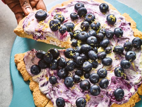 Nadiya Hussain’s Blueberry And Lavender Scone Pizza