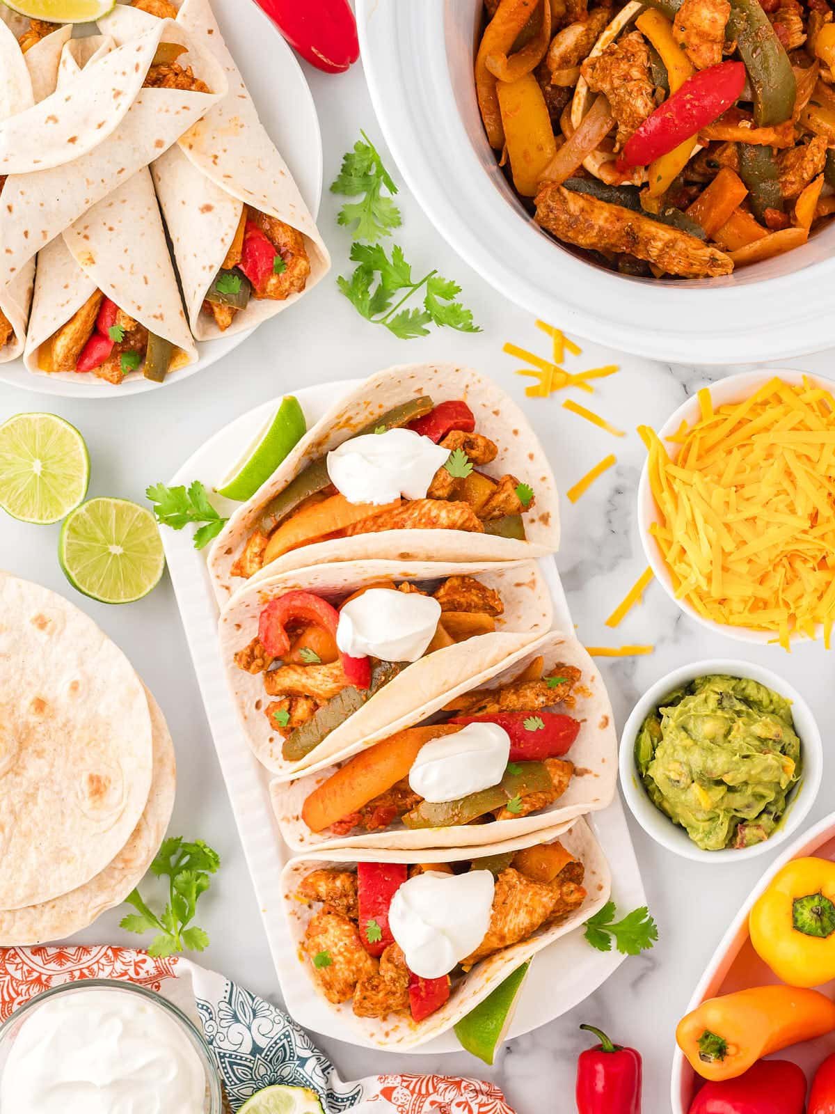 Crockpot Chicken Fajitas