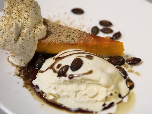 Pumpkin Pie und Kürbiskernöleis