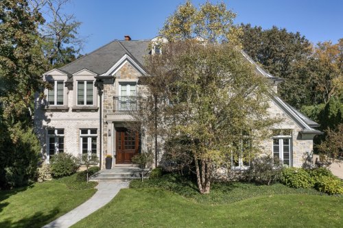 Glencoe 6-bedroom with herringbone marble foyer: $3.8M