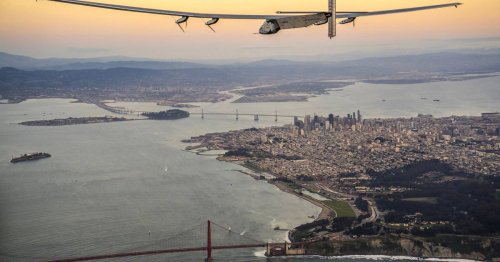 Solar-plane pilots say trans-Pacific trip was also test of human endurance