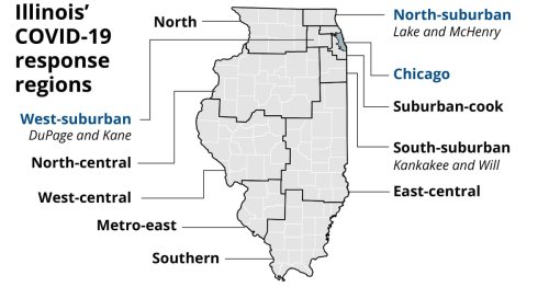 COVID-19 in Illinois by the numbers: Here’s a weekly update on cases, positivity rate and hospital data in your area