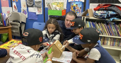 Chicago Bears GM and coach offer Waukegan youths guidance on gingerbread houses, life; ‘You have to be mentally ready’