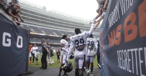 Soldier Field - What a night for Bears Family Fest 