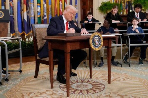 President Trump signs executive order to dismantle the Education Department while keeping some core functions
