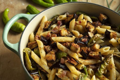 Fall pastas come together easily when you cook the veggies ahead