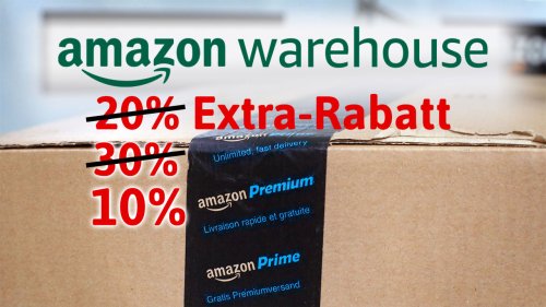 Amazon Warehouse Deals light: Noch bis Mitternacht 10 Prozent Extra-Rabatt sichern