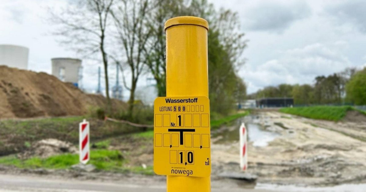 Hier fließt jetzt Wasserstoff: Erster Abschnitt des Pipeline-Netzes in Betrieb