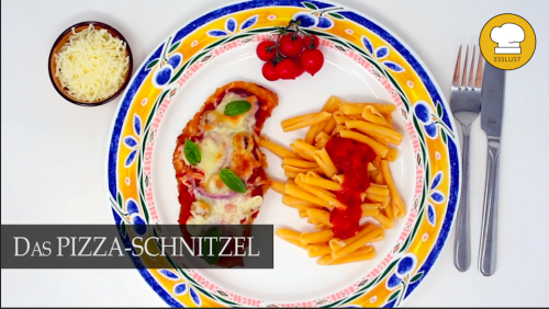 Deutschland trifft Italien: Das Rezept für ein Pizza-Schnitzel
