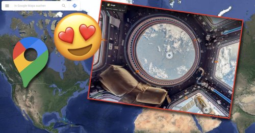 Geheime Funktion in Google Maps: So sehen Sie die Internationalen Raumstationen