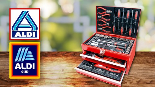 155 Teile zum Hammer-Preis: Marken-Werkzeugkoffer bei Aldi