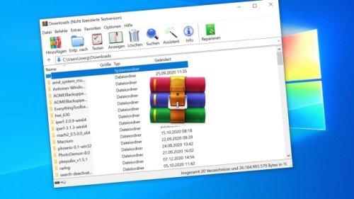 Neue Version für WinRAR: Bester Datei-Packer für Windows